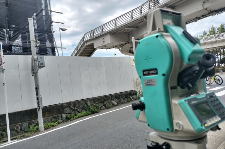 大田区墨出し、測量作業をさせて頂きました。墨出しのことならスマート